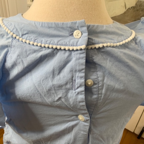 Janie & Jack Pale Blue Top - Picture 4 of 5